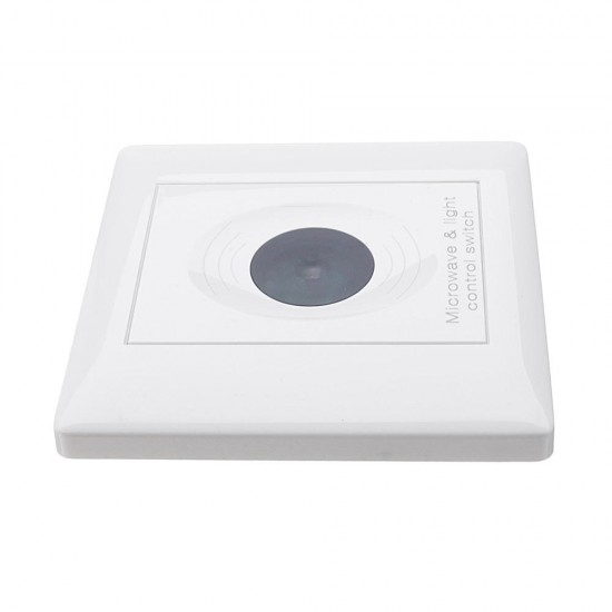AC85-265V 200W Radar Microwave Sensor Light Switch for Office Corridor Underground AC85-265V 200W Radar Microwave Sensor Light Switch for Office Corridor Underground
