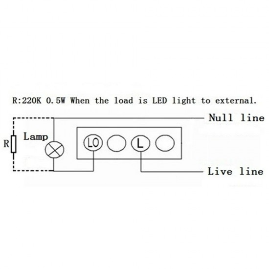 AC90-270V Dual Probe Detection PIR Motion Sensor Light Switch Delay Time for Indoor Stairs Use