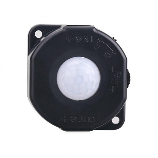 DC12V-24V Multifunctional PIR Human Motion Sensor Time Delay Switch for LED Lighting