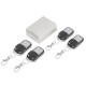 DC12V 4 Transmitter & Receiver Relay 4CH 433MHz Wireless Remote Control Light Switch DC12V 4 Transmitter & Receiver Relay 4CH 433MHz Wireless Remote Control Light Switch