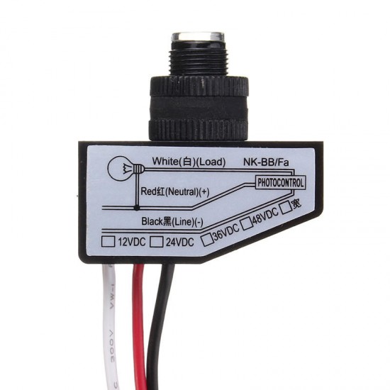 DC8-50V Mini Dusk To Dawn Photocell Automatic Sensor Light Lamp Switch DC8-50V Mini Dusk To Dawn Photocell Automatic Sensor Light Lamp Switch