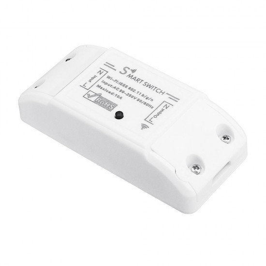 AC90-250V WiFi APP Relay Module DIY Smart Home Automation Light Switch Work With Amazon Alexa Google AC90-250V WiFi APP Relay Module DIY Smart Home Automation Light Switch Work With Amazon Alexa Google