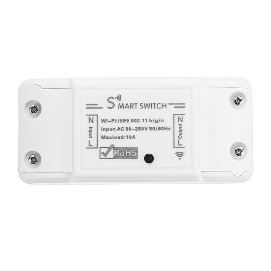 AC90-250V WiFi APP Relay Module DIY Smart Home Automation Light Switch Work With Amazon Alexa Google AC90-250V WiFi APP Relay Module DIY Smart Home Automation Light Switch Work With Amazon Alexa Google