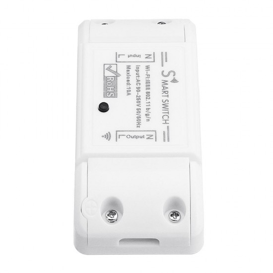 AC90-250V WiFi APP Relay Module DIY Smart Home Automation Light Switch Work With Amazon Alexa Google AC90-250V WiFi APP Relay Module DIY Smart Home Automation Light Switch Work With Amazon Alexa Google