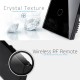 Black Crystal Glass Touch Dimmer Switch VL-C301D-62 AC110-250V
