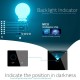 Black Crystal Glass Touch Dimmer Switch VL-C301D-62 AC110-250V Black Crystal Glass Touch Dimmer Switch VL-C301D-62 AC110-250V