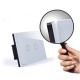 White Crystal Glass Dimmer&Remote Switch VL-C302DR-81 White Crystal Glass Dimmer&Remote Switch VL-C302DR-81
