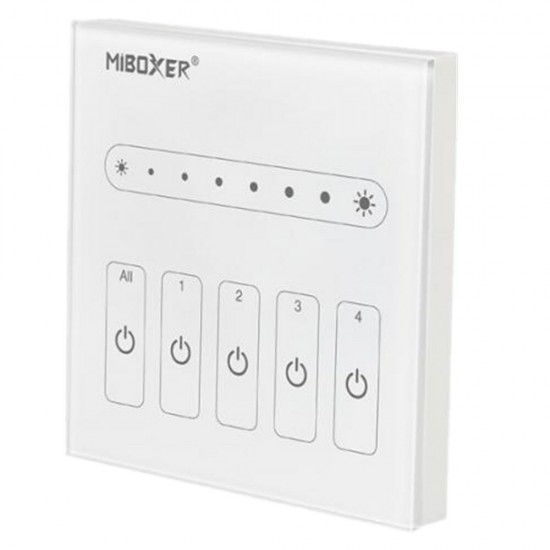 DP1/DP2/DP3 DALI 86 Touch Panel Single Color/CCT/RGB+CCT Smart Dimmer Controller for LED Strip Downlight