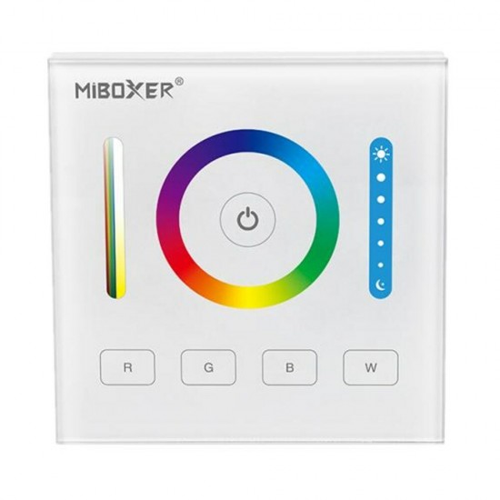 DP1/DP2/DP3 DALI 86 Touch Panel Single Color/CCT/RGB+CCT Smart Dimmer Controller for LED Strip Downlight