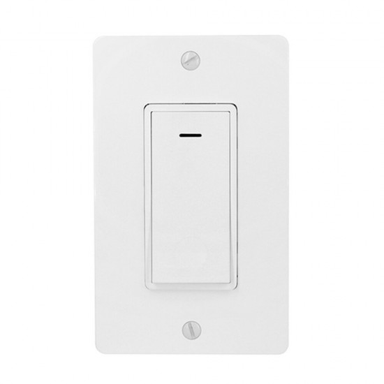 SW1 AC100-240V 10A Smart Switch Wall Light WIFI Remote For Alexa & Google IFTTT Control Smart Life