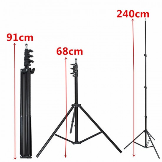 240cm Flashlight Stand Support Tripod For Photo Studio Video Lighting Reflector