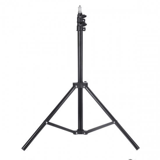 55/120/160/210cm LED Ring Light Tripod Stand Studio Photo Makeup Live Lamp