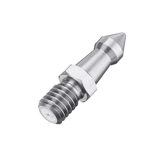 3/8 Inch 1/4 Inch M8 Screw Thread Replacement Stainless Steel Tripod Video Light Stand Foot 3/8 Inch 1/4 Inch M8 Screw Thread Replacement Stainless Steel Tripod Video Light Stand Foot