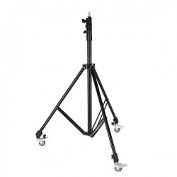 Meking Universal Ajustable Anti-Shake Anti-Skid Light Stand Trolley Wheel with Brake Lock