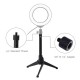 PU408 22cm Desktop Adjustable Tripod Stand Selfie Stick LED Ring Light Mount Holder for Live Broadcast PU408 22cm Desktop Adjustable Tripod Stand Selfie Stick LED Ring Light Mount Holder for Live Broadcast