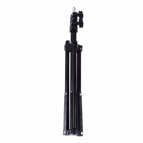 PU419 1.1M Foldable Tripod Light Stand Holder for Video Ring Light Flash Backdrop Photography Background Youtube Tik Tok Live Streaming