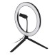 10 Inch Dimmable LED Selfie Video Ring Light with Tripod Stand Phone Holder for Youtube Tik Tok Live Streaming Makeup