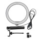 10 Inch Dimmable LED Selfie Video Ring Light with Tripod Stand Phone Holder for Youtube Tik Tok Live Streaming Makeup