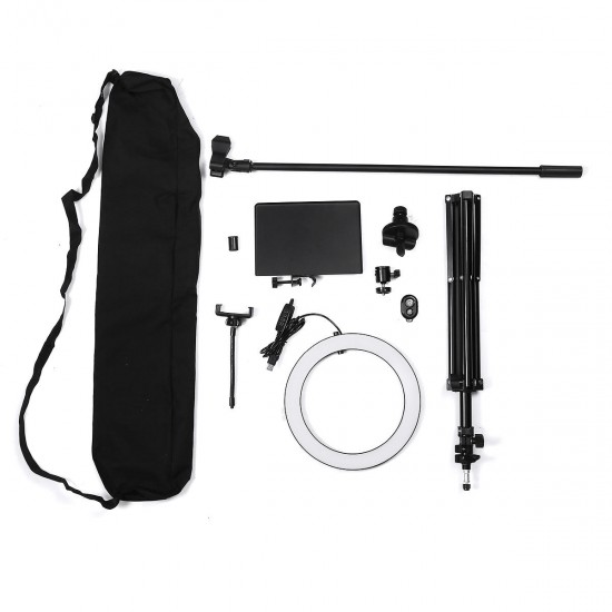 10 Inch LED Dimmable Video Ring Light with Phone Holder bluetooth Selfie Shutter for Youtube Tik Tok Live Streaming 10 Inch LED Dimmable Video Ring Light with Phone Holder bluetooth Selfie Shutter for Youtube Tik Tok Live Streaming