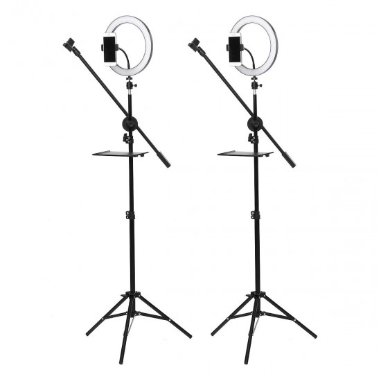 10 Inch LED Dimmable Video Ring Light with Phone Holder bluetooth Selfie Shutter for Youtube Tik Tok Live Streaming 10 Inch LED Dimmable Video Ring Light with Phone Holder bluetooth Selfie Shutter for Youtube Tik Tok Live Streaming