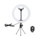 10 inch LED Ring Light 3 Modes 10 Brightness Adjustable bluetooth Selfie Ring Light Photography Beauty Light for Youtube Live Streaming