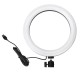10.3 inch RGBW Full Color LED Ring Light Mackup Fill Light for Photography Selfie Vlog Camera Photo 200 LED Lamp Beads 10.3 inch RGBW Full Color LED Ring Light Mackup Fill Light for Photography Selfie Vlog Camera Photo 200 LED Lamp Beads