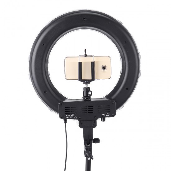 12 Inch Dimmable LED Video Ring Light with Diffuser Tripod Stand Holder for Youtube Tik Tok Live Streaming