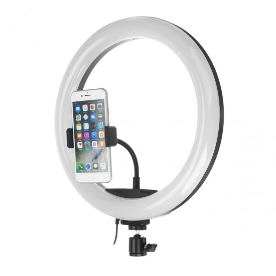 13 inch Selfie LED Ring Light Fill Light Camera Flashes Light Phone Beauty Lamp 3 Modes Dimmable For Youtube Tiktok Makeup Video Live Broadcast