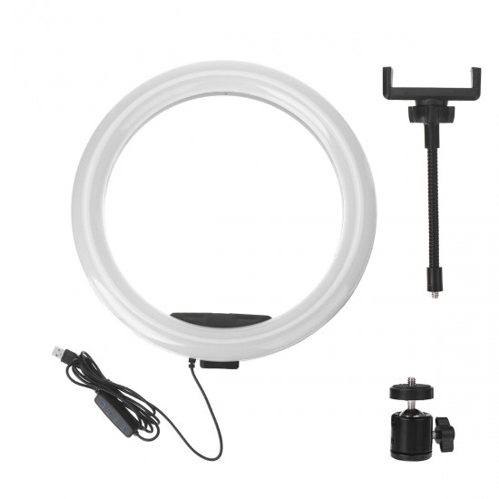 13 inch Selfie LED Ring Light Fill Light Camera Flashes Light Phone Beauty Lamp 3 Modes Dimmable For Youtube Tiktok Makeup Video Live Broadcast