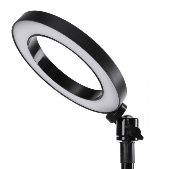 16/25cm Dimmable LED Video Ring Light Tripod Stand with Phone/Mic Holder bluetooth Selfie Shutter for Youtube Tik Tok Live Streaming