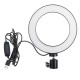 16CM 20CM 26CM 36CM 48CM Dimmable Video Ring Light with Tripod Head Cold Shoe Mount Phone Clip for Youtube TikTok Live Streaming