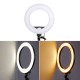 16CM 20CM 26CM 36CM 48CM Dimmable Video Ring Light with Tripod Head Cold Shoe Mount Phone Clip for Youtube TikTok Live Streaming