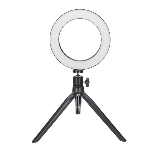 16cm 20cm 26cm 3500-5500k Photography Dimmable LED Selfie Ring Light Photo Studio Lamp With Phone Holder USB Plug For Video Live Blogger Photograph TikTok