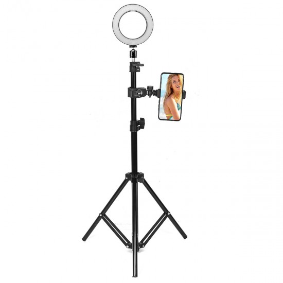 16cm 2700K-5500K Dimmable USB LED Ring Light Universal Phone Holder Adjustable Tripod Stand for Makeup Selfie Video Youtube Blog 16cm 2700K-5500K Dimmable USB LED Ring Light Universal Phone Holder Adjustable Tripod Stand for Makeup Selfie Video Youtube Blog