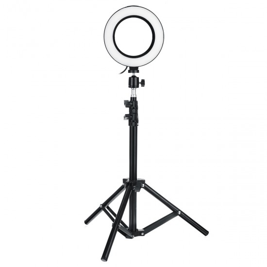 16cm 3200K-5500K Dimmable LED Fill Light Photography Ring Light for Video Live Blogger Photography Tiktok