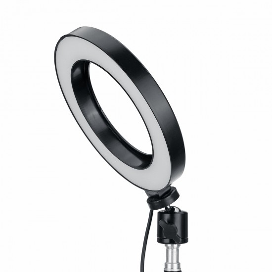16cm 3200K-5500K Dimmable LED Fill Light Photography Ring Light for Video Live Blogger Photography Tiktok