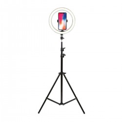 16cm LED Ring Light Dimmable LED Beauty Ring Fill Light Photography for Selfie Live Stream Broadcast with Tripod Stand for Youtube Vloging