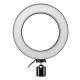 16cm LED Video Ring Light 5500K Dimmable with 160cm Adjustable Light Stand for Youtube Tiktok Live Streaming