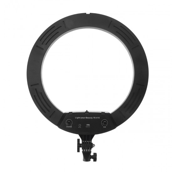 17.7 inch Selfie LED Ring Light for Youtube Tiktok Live Broadcast 3 Modes 10 Brightness Dimmable Mackup Fill Light for Mobile Phone Camera Photography