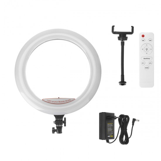 17.7 inch Selfie LED Ring Light for Youtube Tiktok Live Broadcast 3 Modes 10 Brightness Dimmable Mackup Fill Light for Mobile Phone Camera Photography 17.7 inch Selfie LED Ring Light for Youtube Tiktok Live Broadcast 3 Modes 10 Brightness Dimmable Mackup Fill Light for Mobile Phone Camera Photography