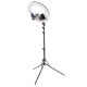 18 inch LED Ring Light 3 Phone Clip Dimmable Fill Light with 210cm Tripod Stand Remote Control for Youtube Tiktok Live Broadcast 18 inch LED Ring Light 3 Phone Clip Dimmable Fill Light with 210cm Tripod Stand Remote Control for Youtube Tiktok Live Broadcast