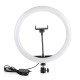 20cm 26cm 30cm LED Ring Light 3500-6500K 3 Color 10 Brightness Dimmable Makeup Beauty Fill Light for Youtube Live Tiktok Streaming Broadcast for 360° Rotation with 110cm Tripod