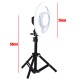 24W 5500K 10 Inch LED Video Ring Light Round Selfie Lamp With 50CM Tripod Light Stand 24W 5500K 10 Inch LED Video Ring Light Round Selfie Lamp With 50CM Tripod Light Stand