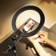 26cm LED Ring Light Camera Fill Light Overhead Desktop Stand Bracket for Mobile Phone Camera Live Broadcast Photo Photography Video Recording Ring Light 26cm LED Ring Light Camera Fill Light Overhead Desktop Stand Bracket for Mobile Phone Camera Live Broadcast Photo Photography Video Recording Ring Light
