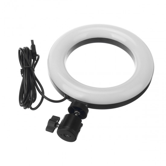 6.3 inch RGBW Full Color LED Ring Light for Youtube Tiktok Live Broadcast Makeup Fill Light for Mobile Phone Camera Photography Selfie