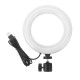 6.3 inch RGBW Full Color LED Ring Light for Youtube Tiktok Live Broadcast Makeup Fill Light for Mobile Phone Camera Photography Selfie