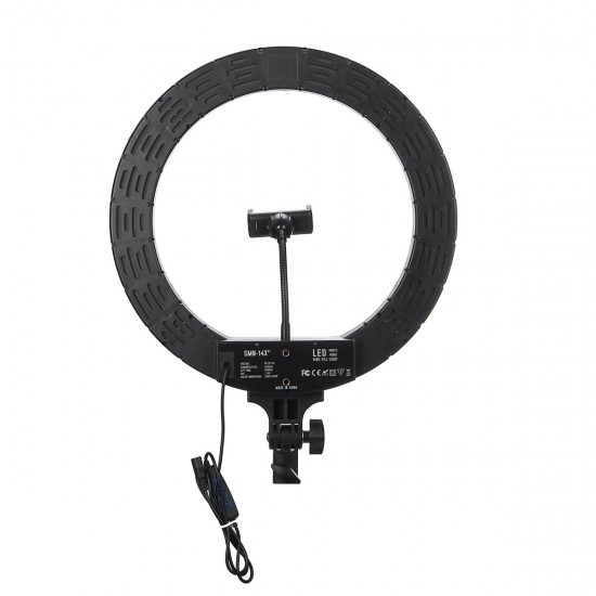 7/10/13/15/18 Inch LED Ring Light Studio Fill Light Tripod Stand Photo Makeup Live Dimmable Lamp for Youtube Tiktok Streaming Broadcast Vlogging