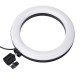 7.9 inch RGBW Full Color LED Ring Light Photography Selfie Mackup Fill Light for Youtube Live Broadcast Mobile Phone Camera Photo