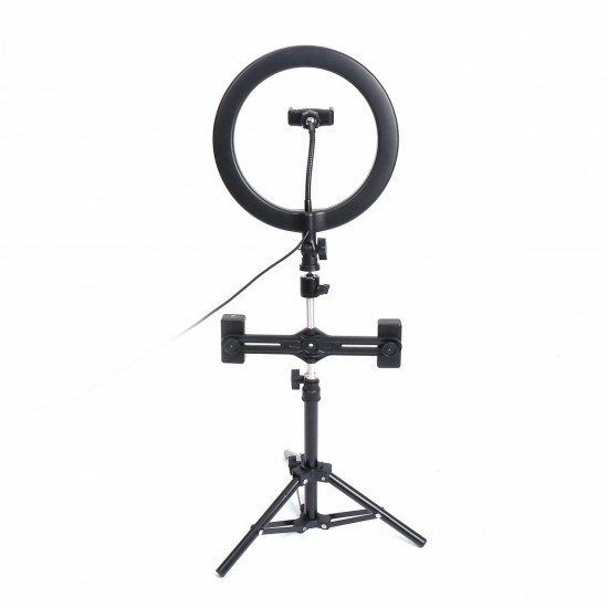 8 Inch Video Photography Live Streaming Ring Light with 50cm Light Stand 3 Phone Clip 8 Inch Video Photography Live Streaming Ring Light with 50cm Light Stand 3 Phone Clip