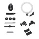 8 Inch Video Photography Live Streaming Ring Light with 50cm Light Stand 3 Phone Clip 8 Inch Video Photography Live Streaming Ring Light with 50cm Light Stand 3 Phone Clip